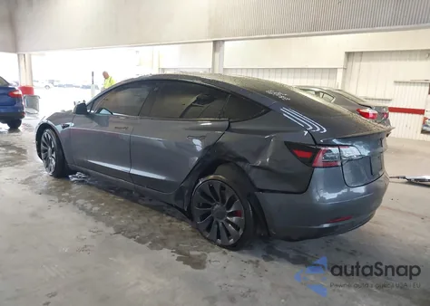 2023 Tesla Model 3 Performance Dual Motor All-Wheel Drive из США, поврежденный, VIN 5YJ3E1ECXPF712261